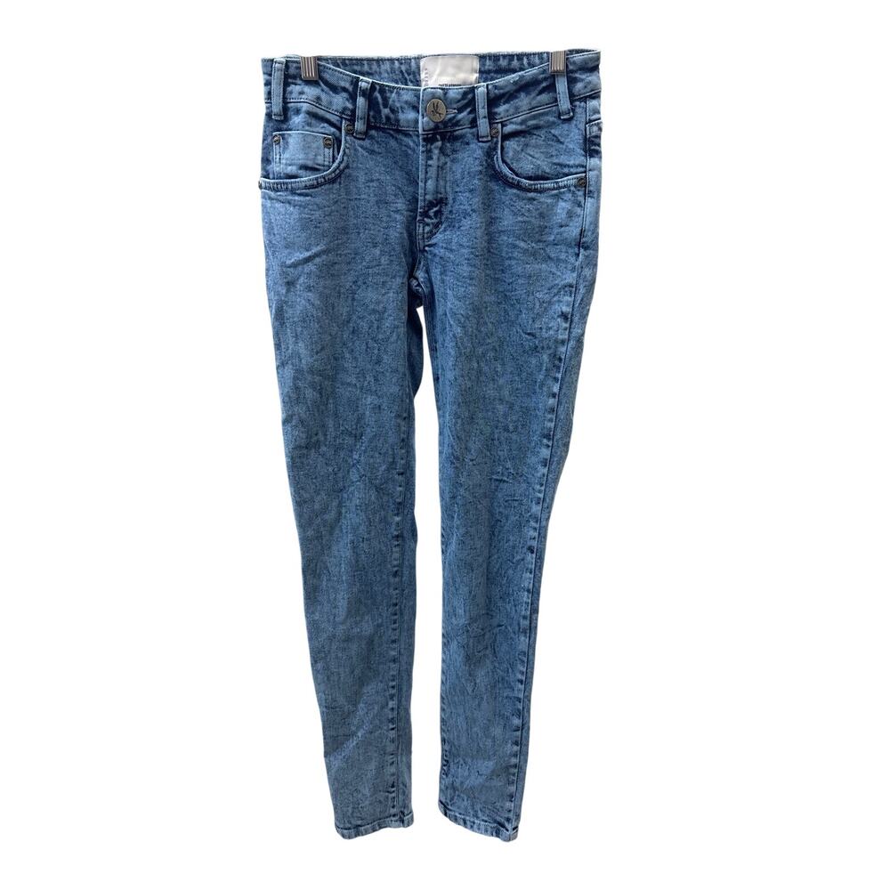 One Teaspoon Size 26 Blue Acid Stone Wash Low Rise Casual Skinny Jeans